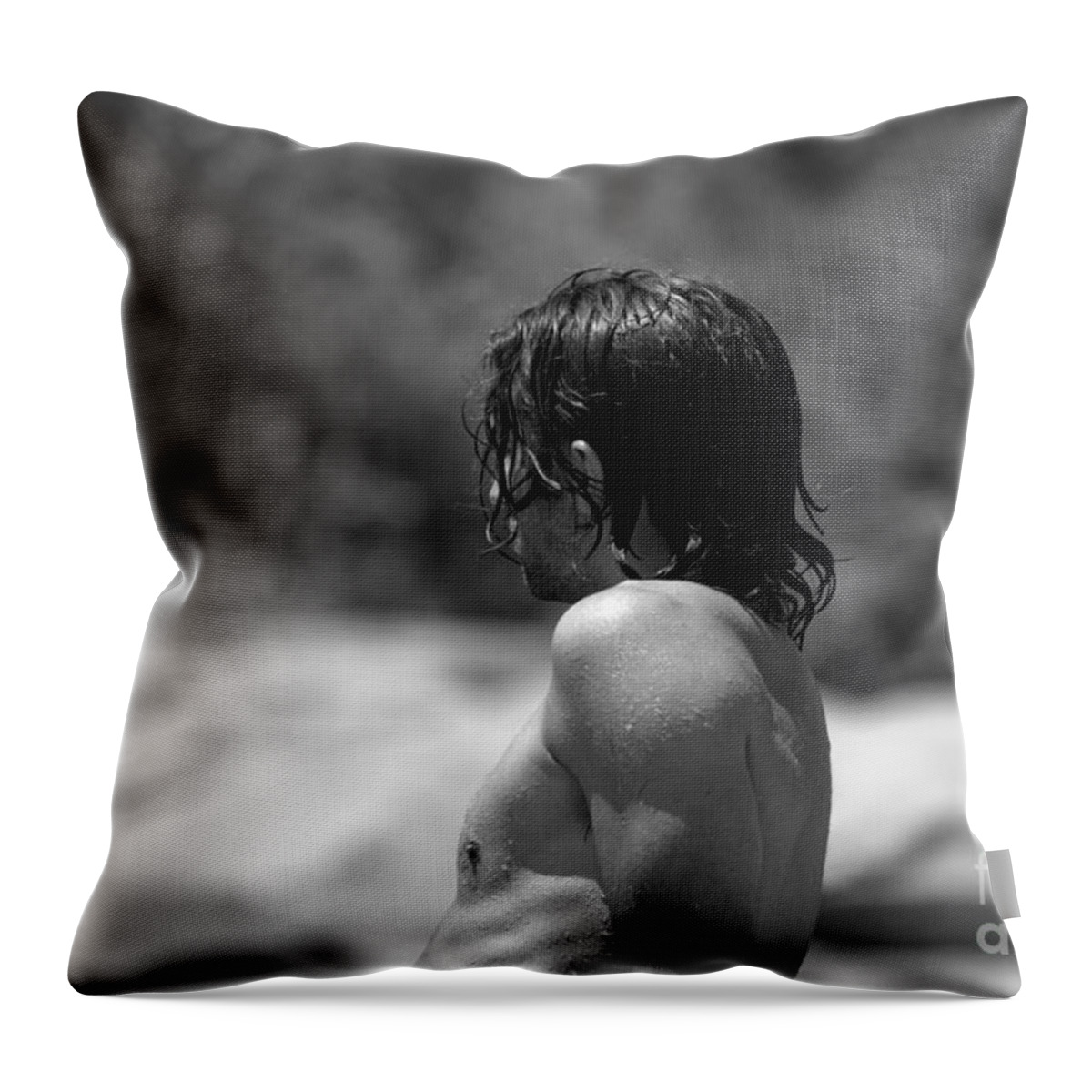 Sexy Throw Pillow featuring the photograph Dripping with Desire by Leah McPhail