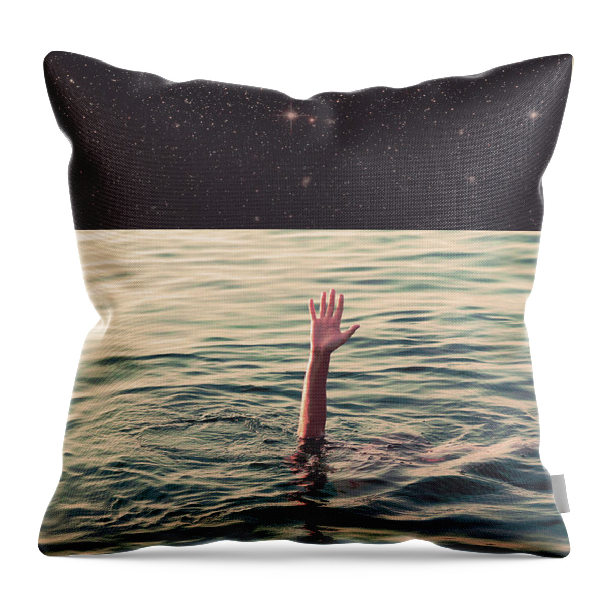 #faatoppicks Throw Pillow featuring the photograph Drowned in space by Fran Rodriguez