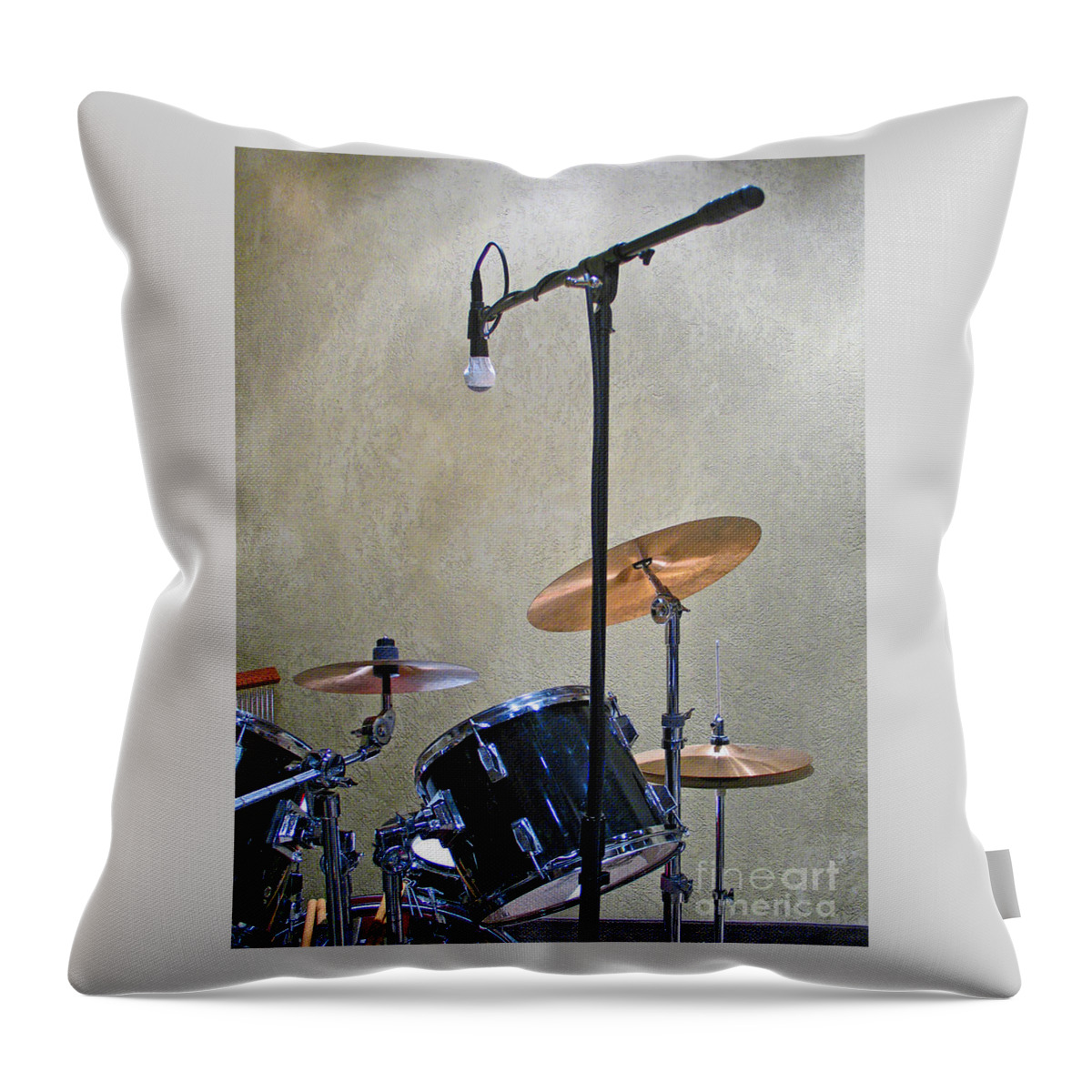 Music Throw Pillow featuring the photograph Drummers Joy by Ann Horn
