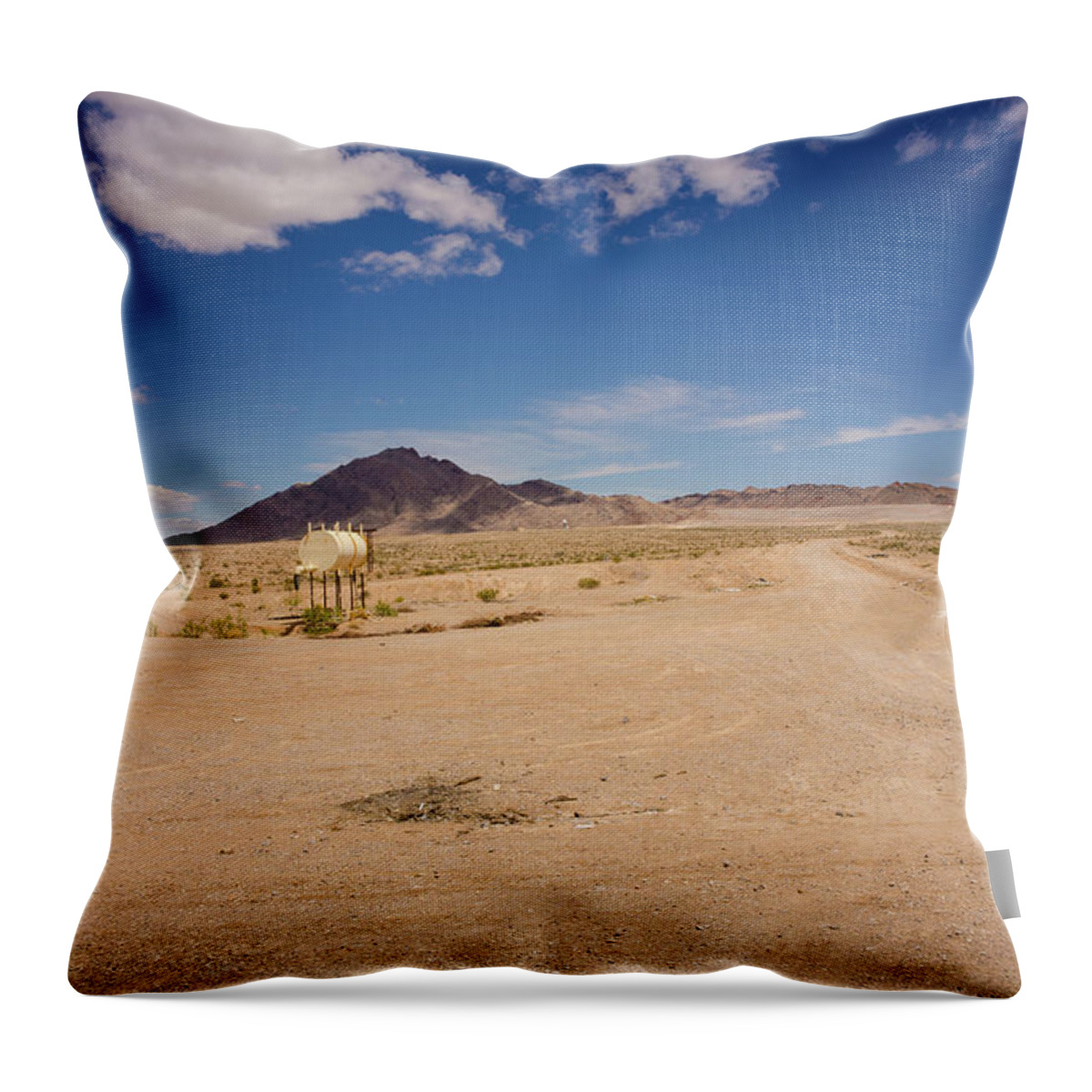  Throw Pillow featuring the photograph Dry and Oily by Carl Wilkerson