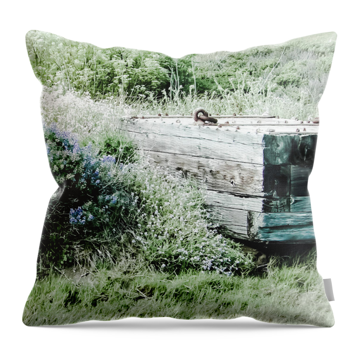 Dry Dock Throw Pillow featuring the photograph Dry Dock by Heather Joyce Morrill