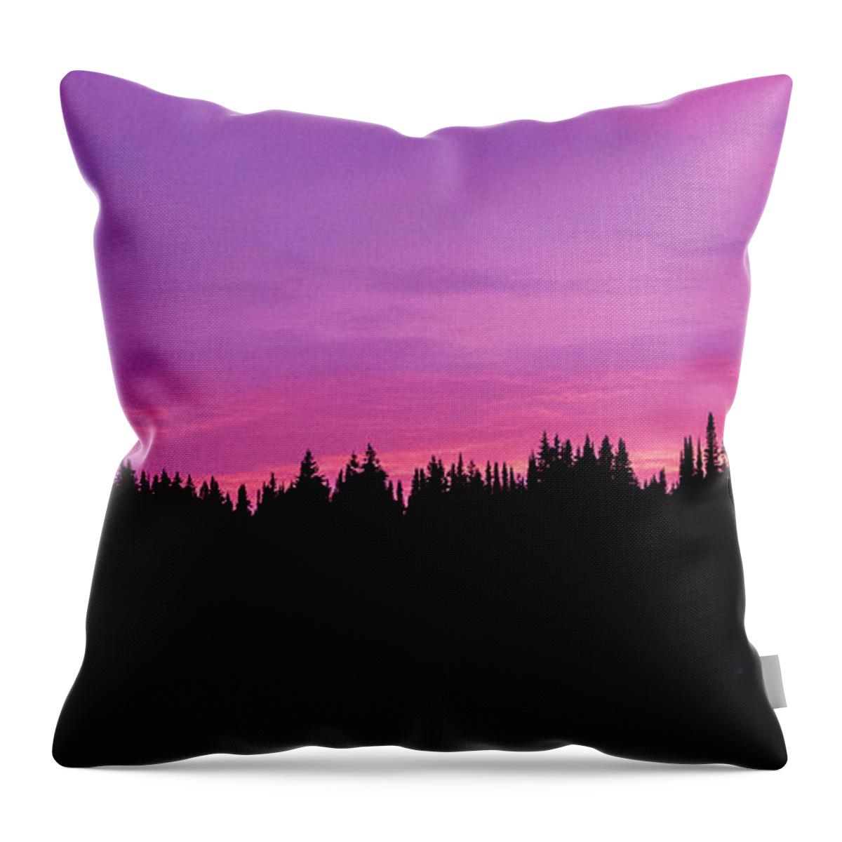 Landscape Throw Pillow featuring the photograph Dumont Cotton Candy by Kevin Dietrich