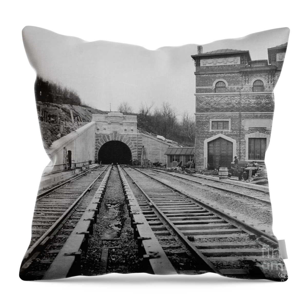 Dyckman Throw Pillow featuring the photograph Dyckman Street Station by Cole Thompson