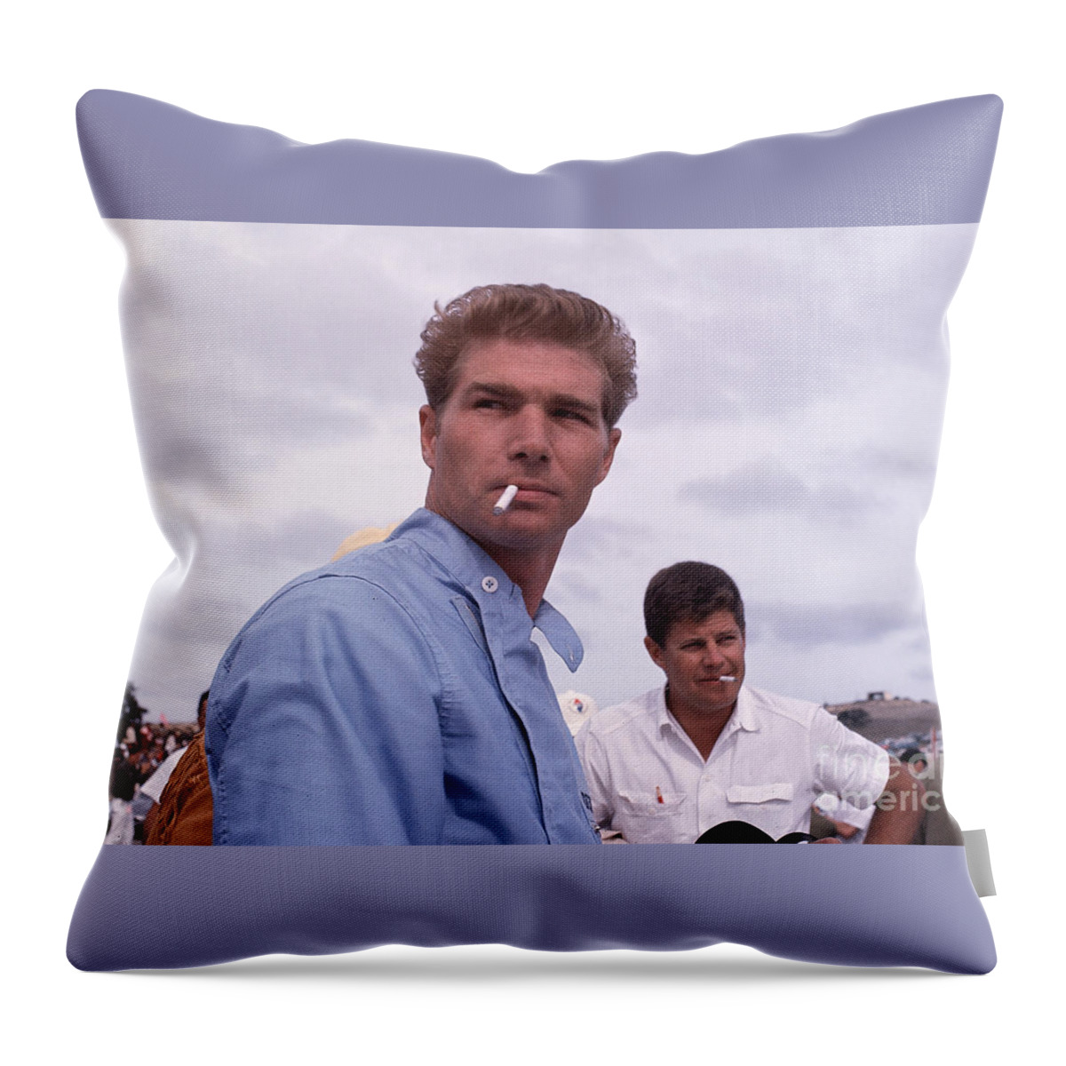 Jim Hall Throw Pillow featuring the photograph Early Jim Hall by Robert K Blaisdell