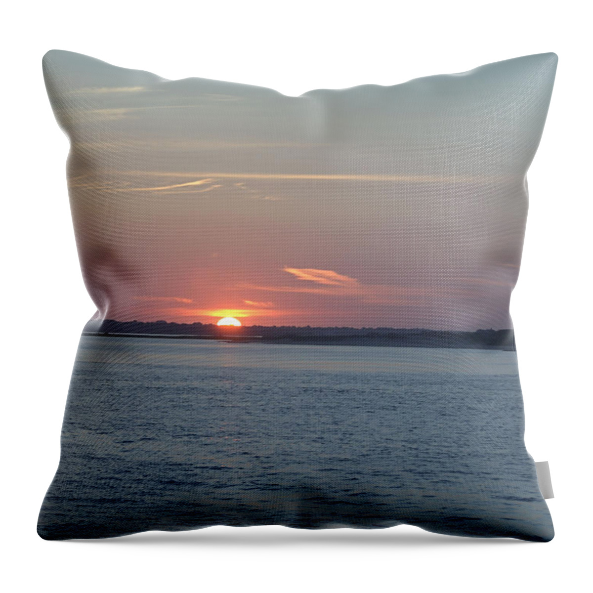 Sunrise Throw Pillow featuring the photograph East Cut by Newwwman
