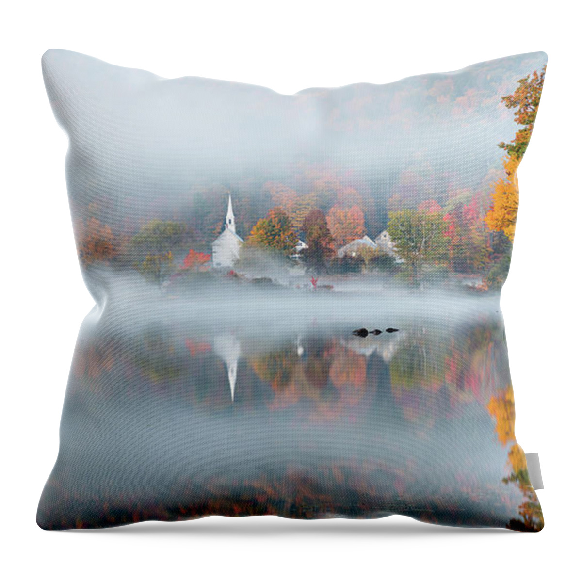 Crystal Lake Throw Pillow featuring the photograph Eaton, NH by Robert Clifford