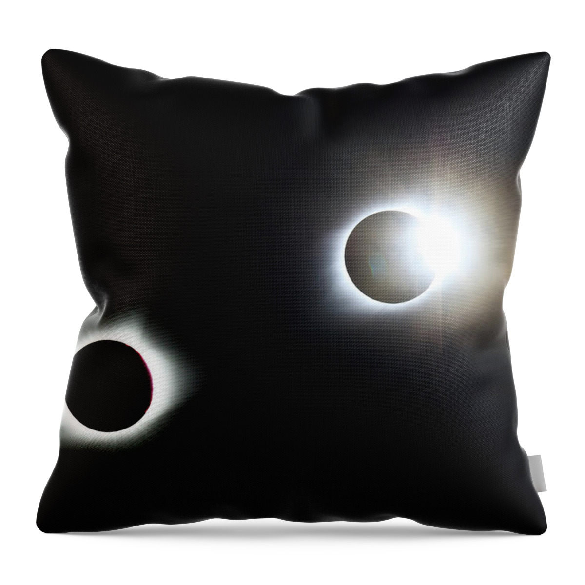 Sun Throw Pillow featuring the photograph Totality Awesome by Christopher McKenzie