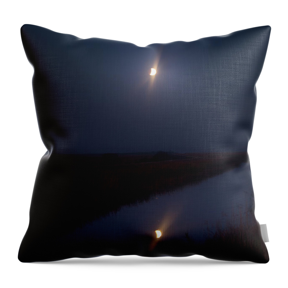 Eclipse Throw Pillow featuring the photograph Eclipsed by Mark Andrew Thomas