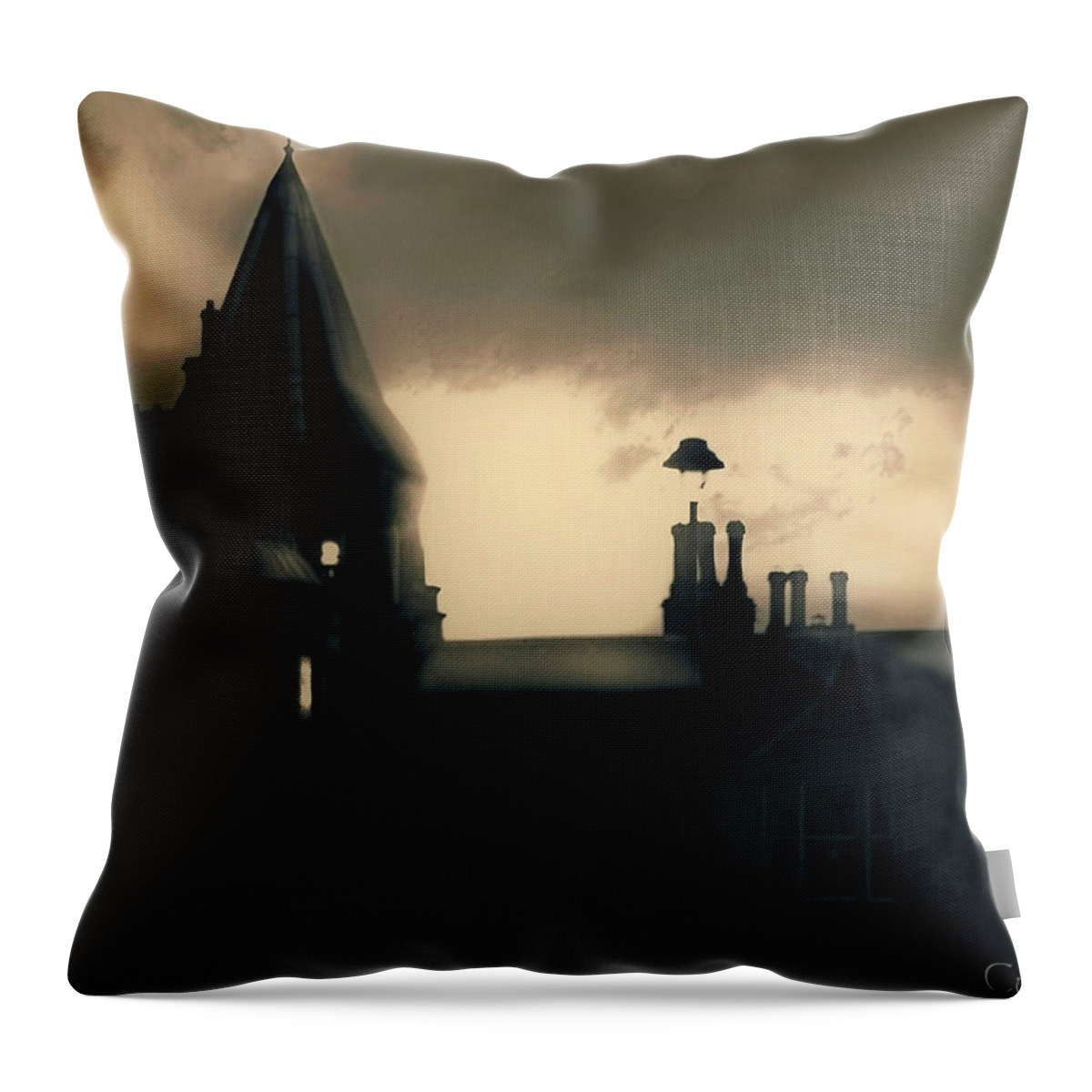  Throw Pillow featuring the photograph Edinburgh, my love by Cybele Moon