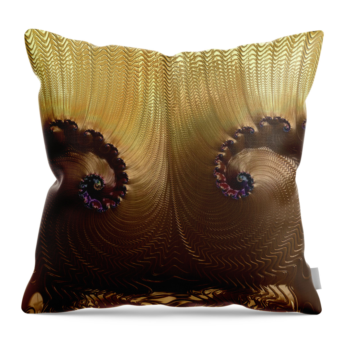 Egyptian God Throw Pillow featuring the digital art Egyptian God by Becky Herrera