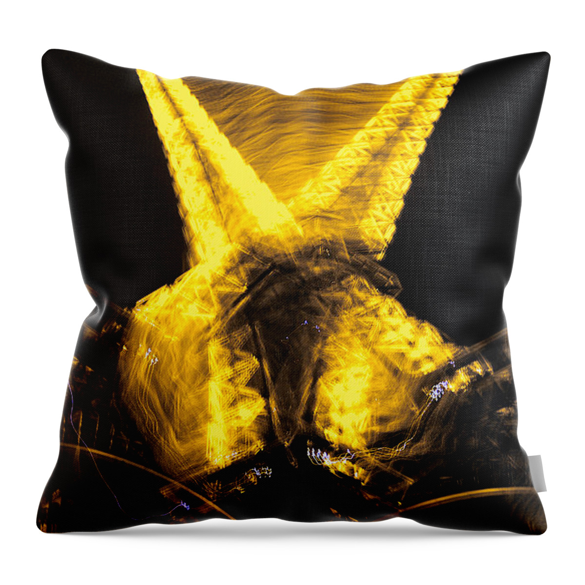 Lawrence Throw Pillow featuring the photograph Eiffel Tower New Year by Lawrence Boothby