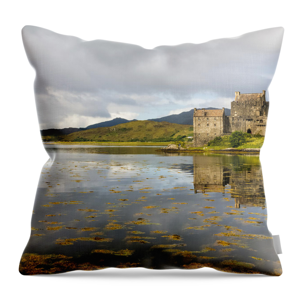 Scotland Throw Pillow featuring the photograph Eilean Donan Castle by John Paul Cullen