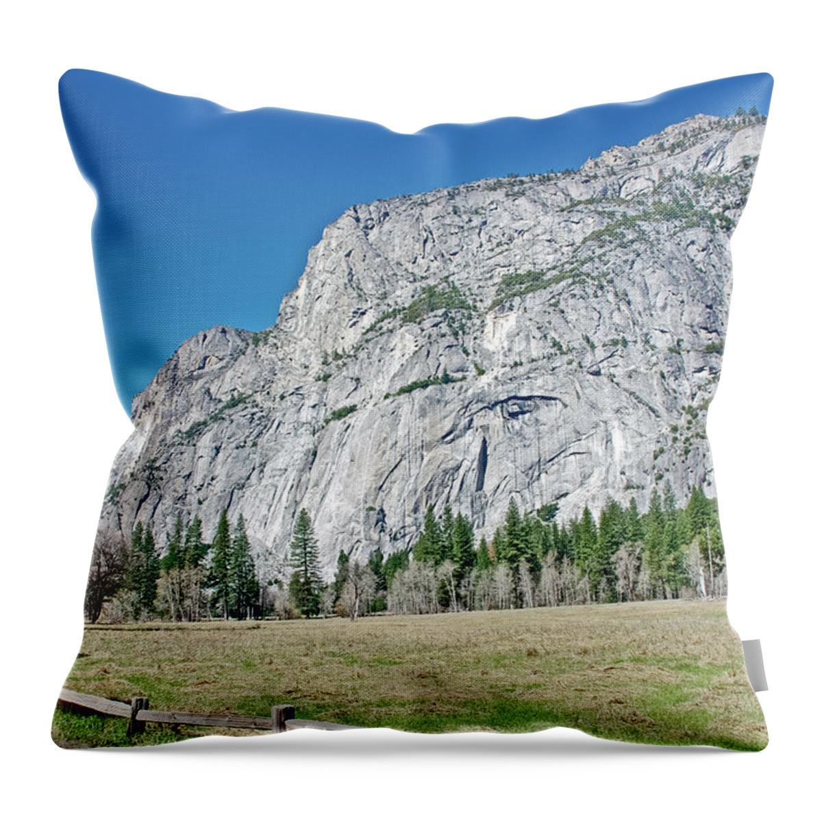  El Capitan In Yosemite National Park Throw Pillow featuring the photograph El Capitan in Yosemite National Park, California by Ruth Hager