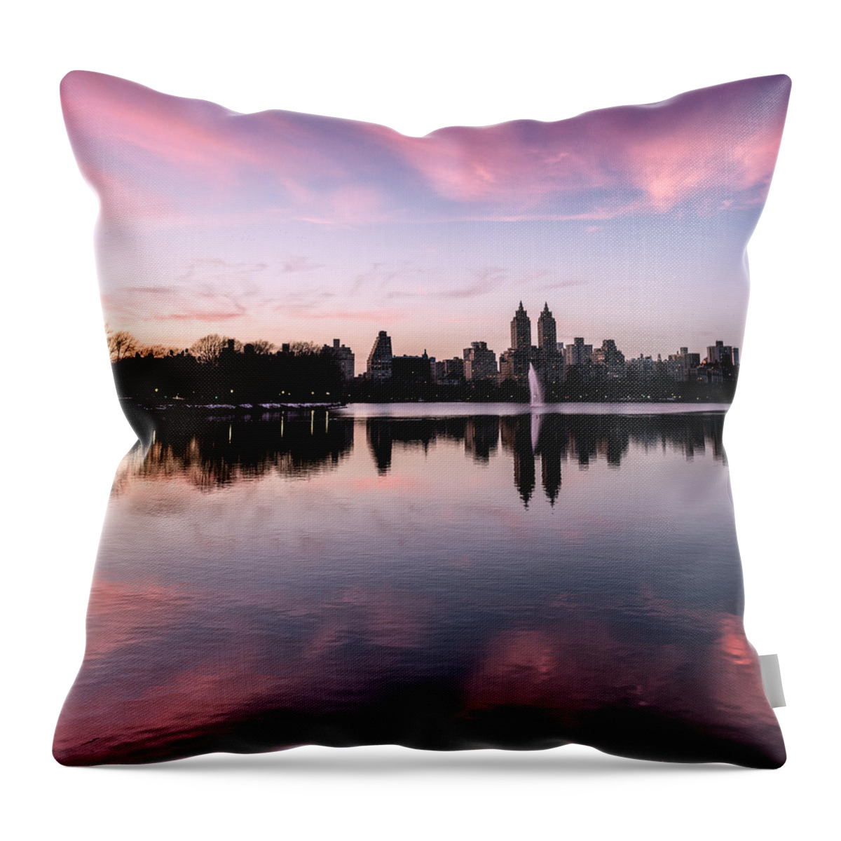 Central Park Throw Pillow featuring the photograph El Dorado by Cornelis Verwaal