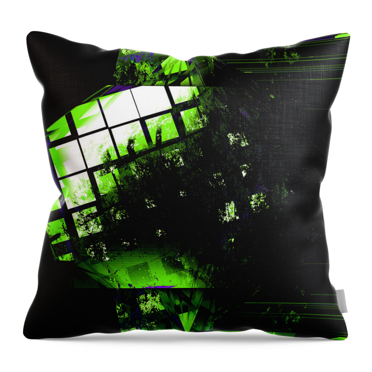 Abstract' Landscape' Throw Pillow featuring the photograph Elements 183 by The Lovelock experience