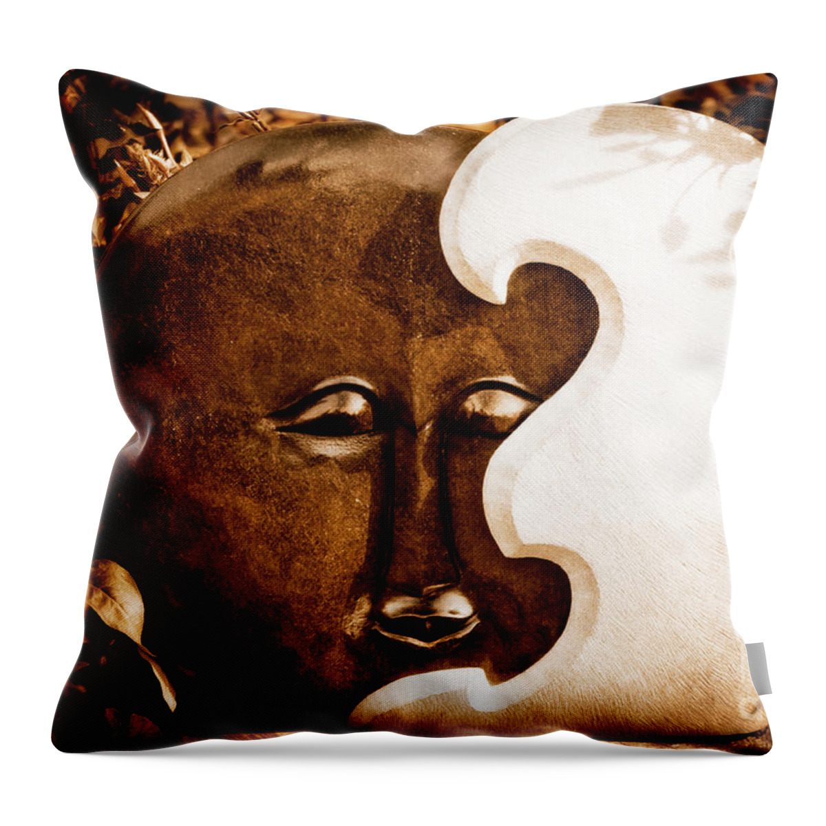 Art Throw Pillow featuring the photograph Emerging Sun by Venetta Archer