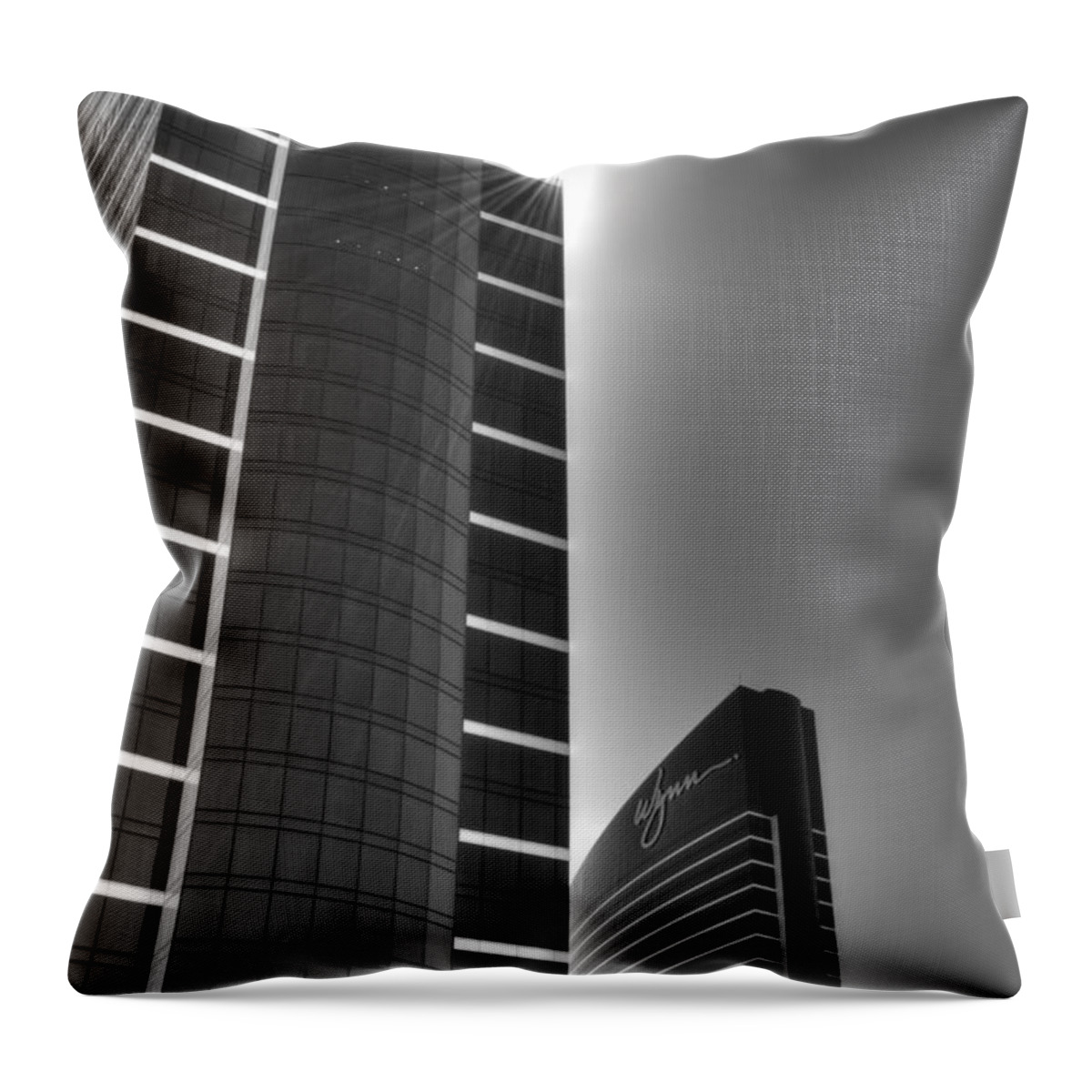 Las Vegas. 2015 Throw Pillow featuring the photograph Encore by Wade Brooks