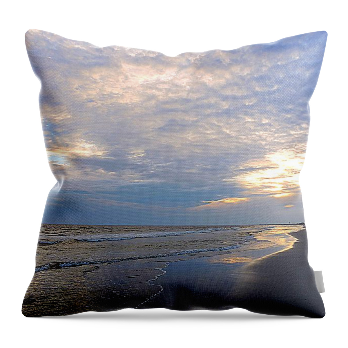 Art Throw Pillow featuring the photograph End of Day Beauty by Shelia Kempf