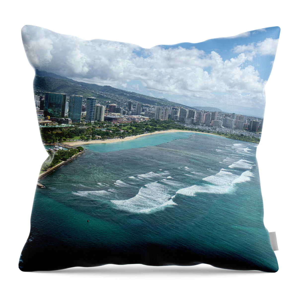 Travel Throw Pillow featuring the photograph Endless Summer by Lucinda Walter