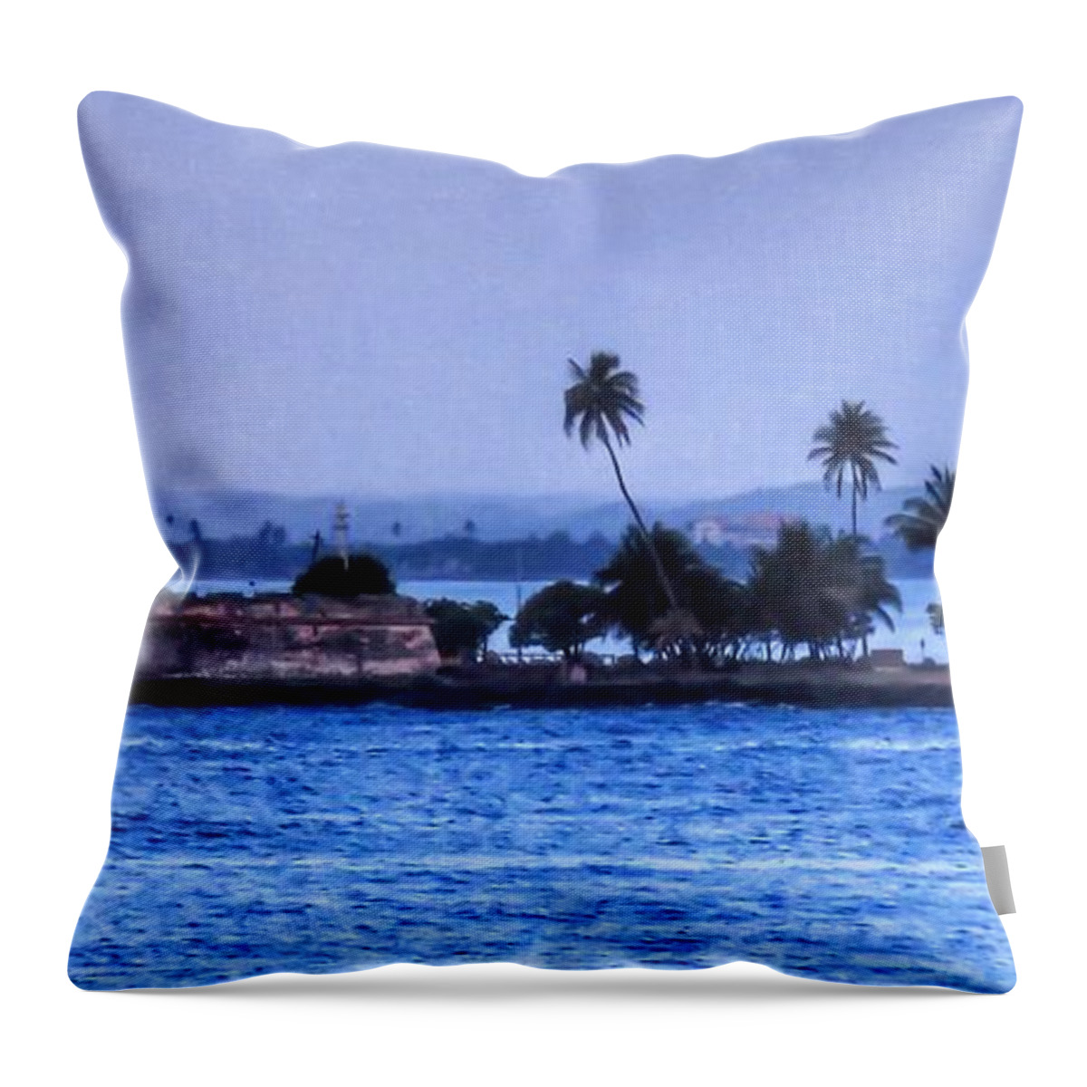 Sand Juan Throw Pillow featuring the photograph Entering San Juan by Rrrose Pix