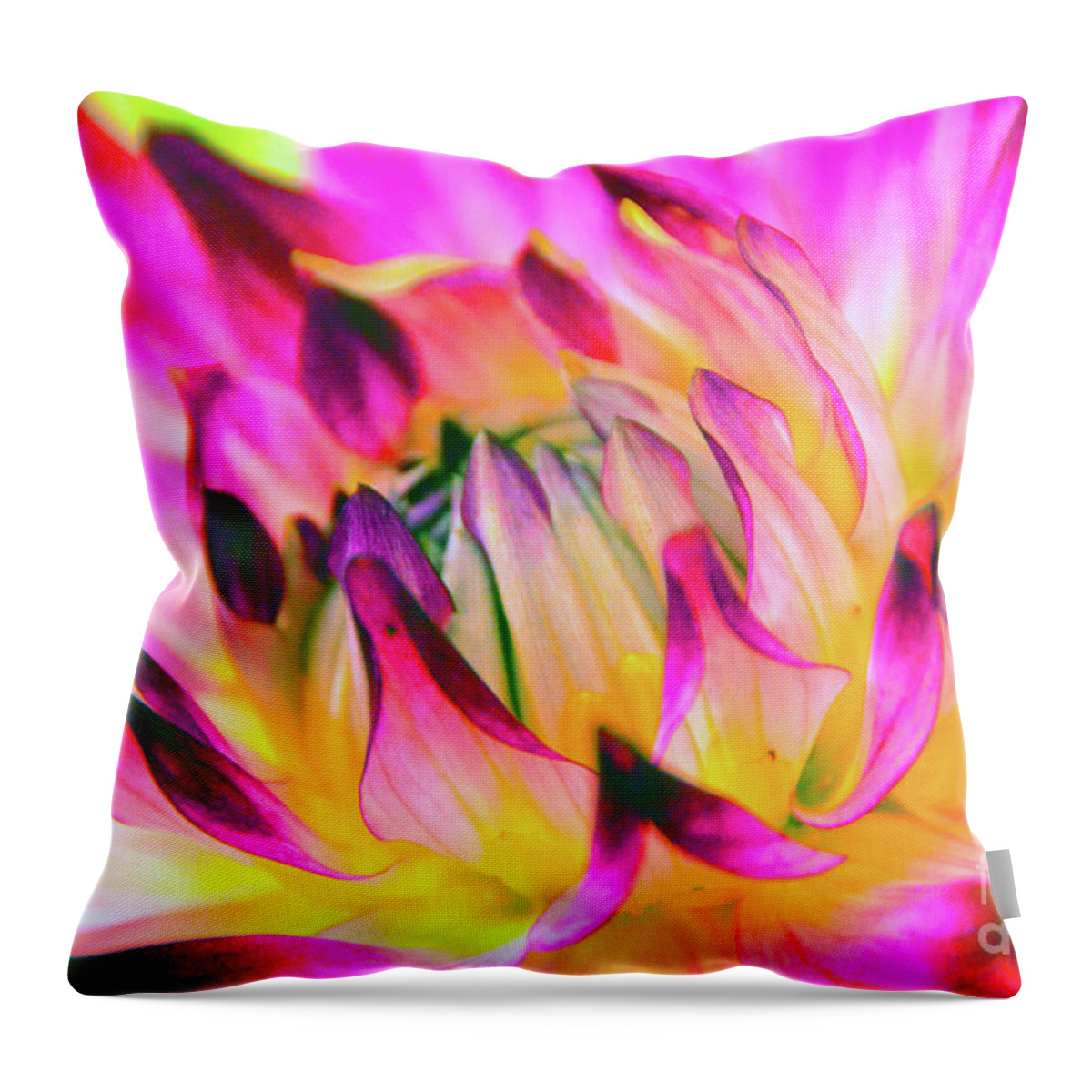 Backgrounds Throw Pillow featuring the photograph Eruption by Brian O'Kelly