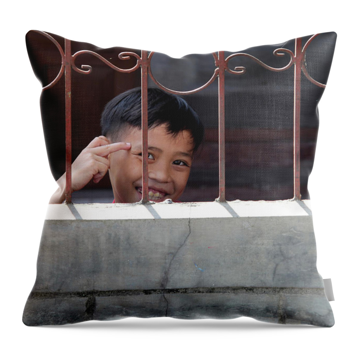 Mati Throw Pillow featuring the photograph Escape Is Impossible by Jez C Self