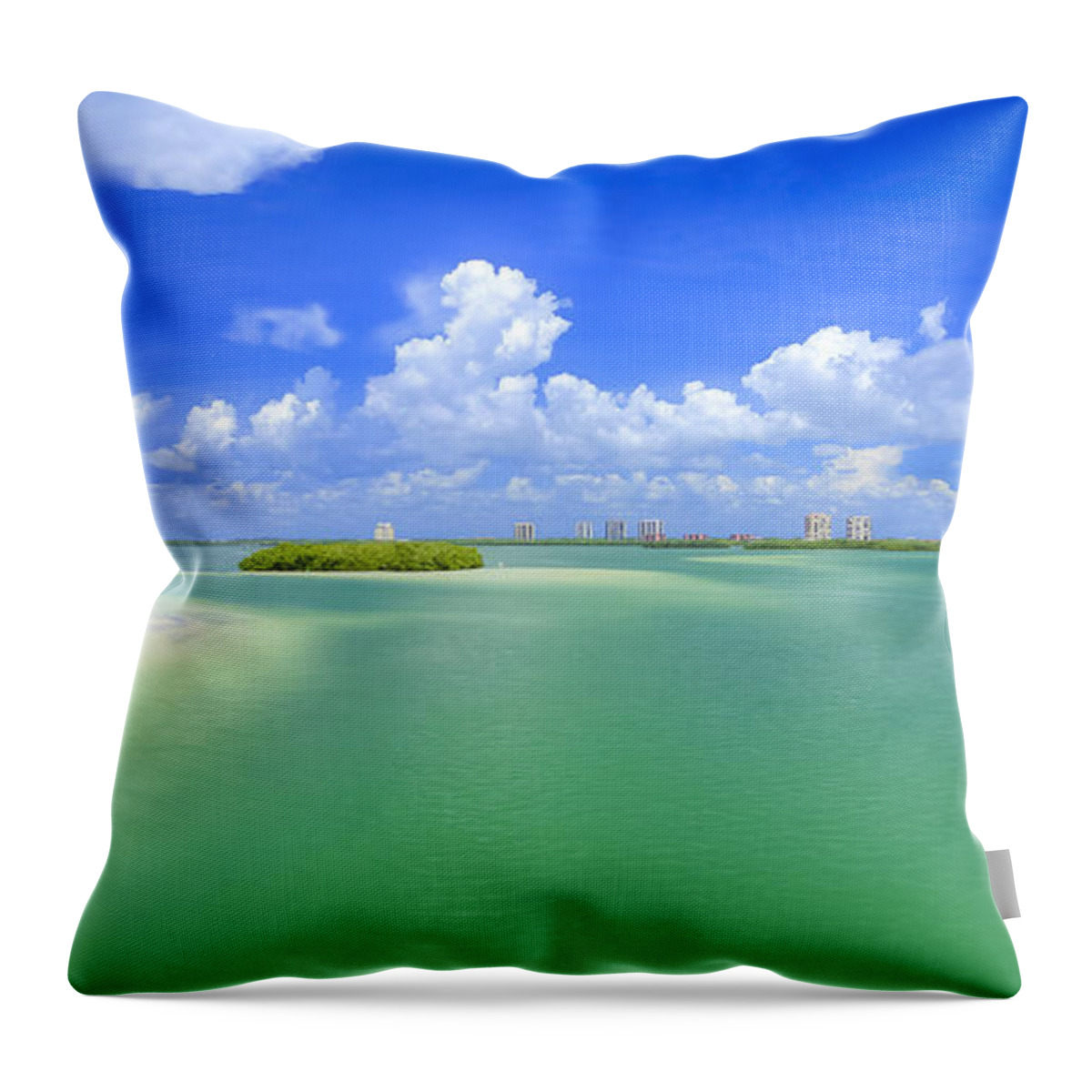 Southwest Throw Pillow featuring the photograph Estero Bay by Sean Allen