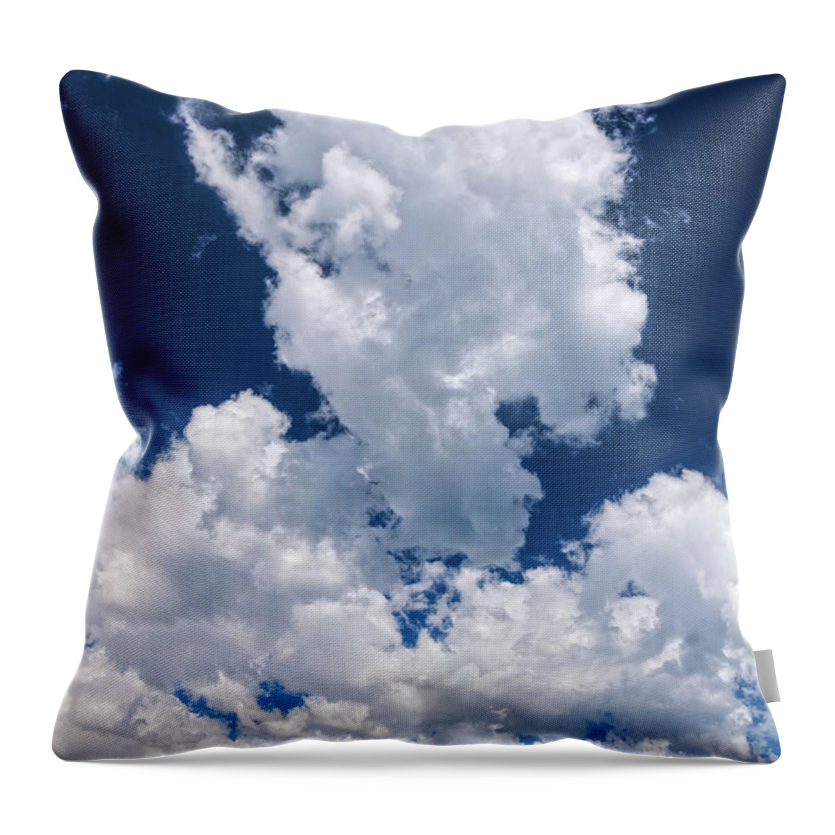 Cloud Formations Throw Pillow featuring the photograph Evanescent Water Vapor by Bijan Pirnia