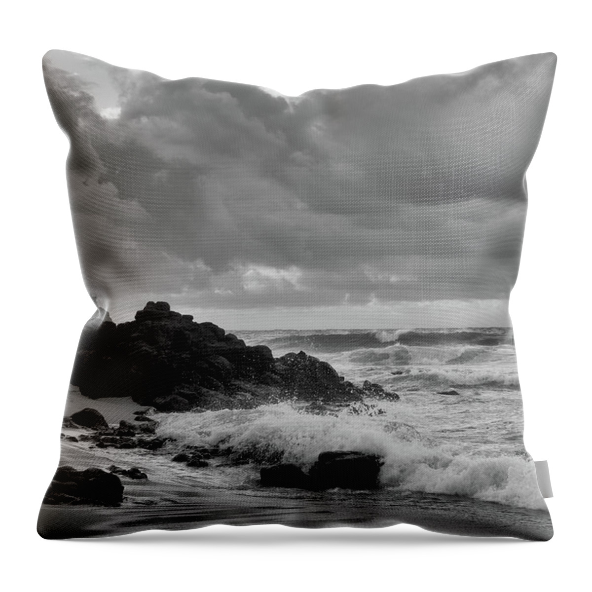 Hawaii Throw Pillow featuring the photograph Evening Cleanse by Jason Wolters