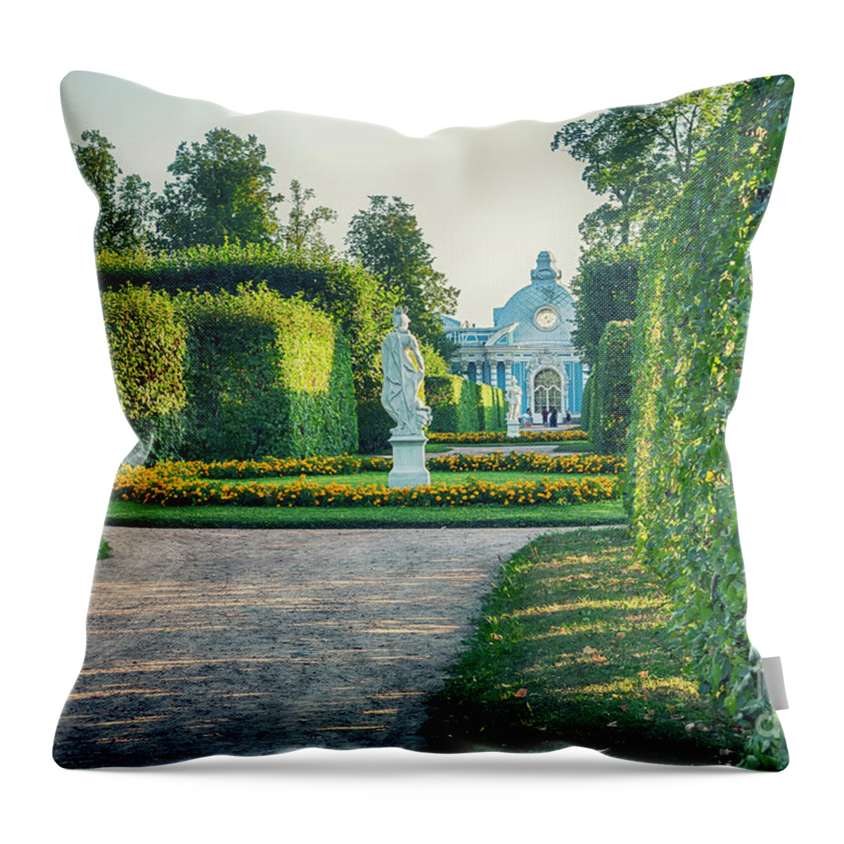 Old Throw Pillow featuring the photograph Evening In Classic Park by Ariadna De Raadt