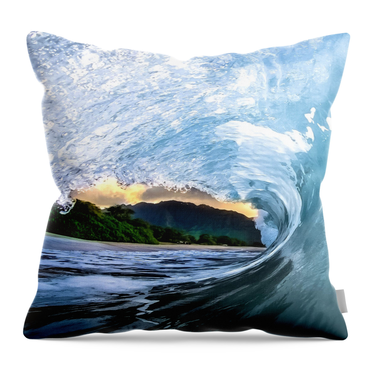  Throw Pillow featuring the photograph Evening Lookouts by Micah Roemmling