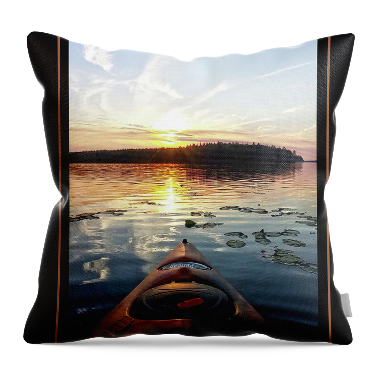Lake Throw Pillow featuring the photograph Every Day Brings New Choices by Vivian Martin
