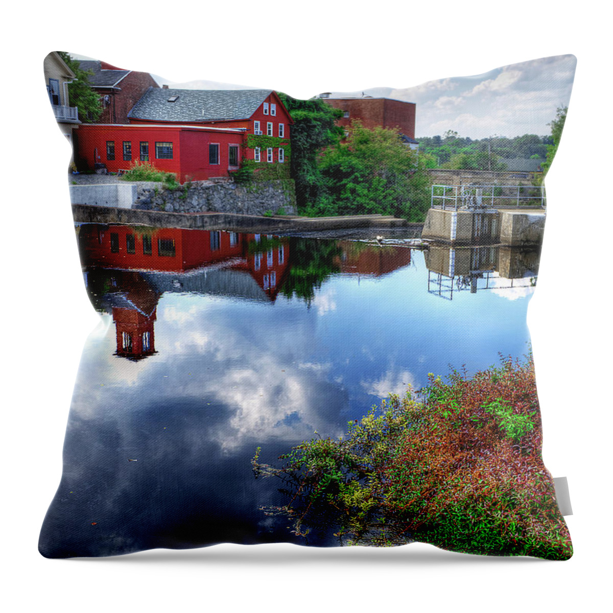 Exeter Throw Pillow featuring the photograph Exeter New Hampshire by Rick Mosher
