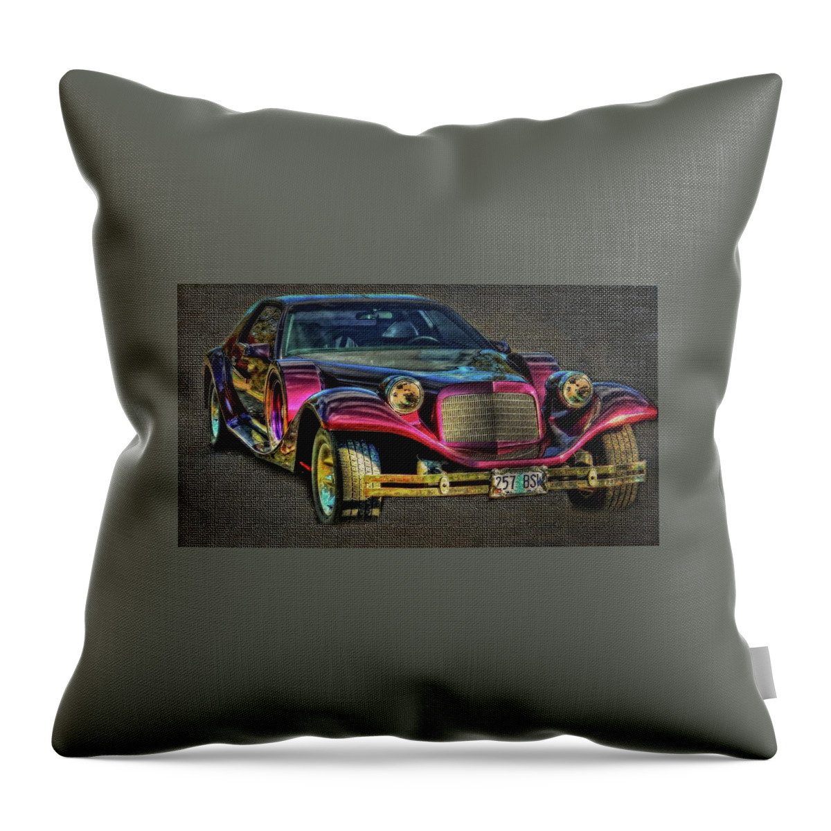 Hdr Throw Pillow featuring the photograph Exotic by Thom Zehrfeld
