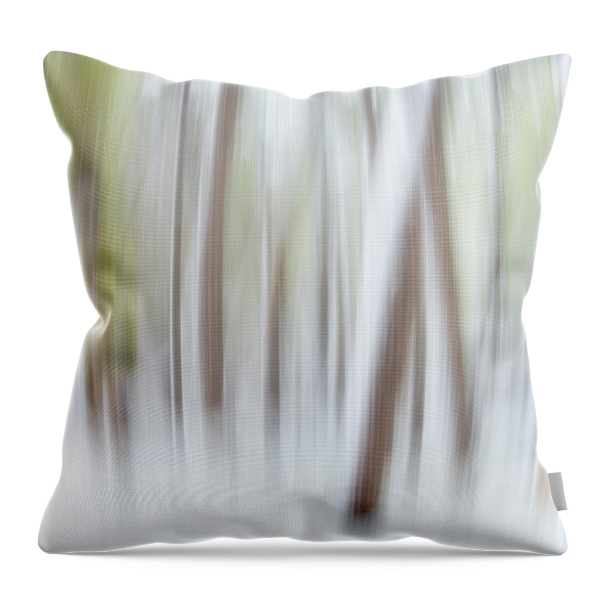 Motion Throw Pillow featuring the photograph Expanding Forest by Darren White