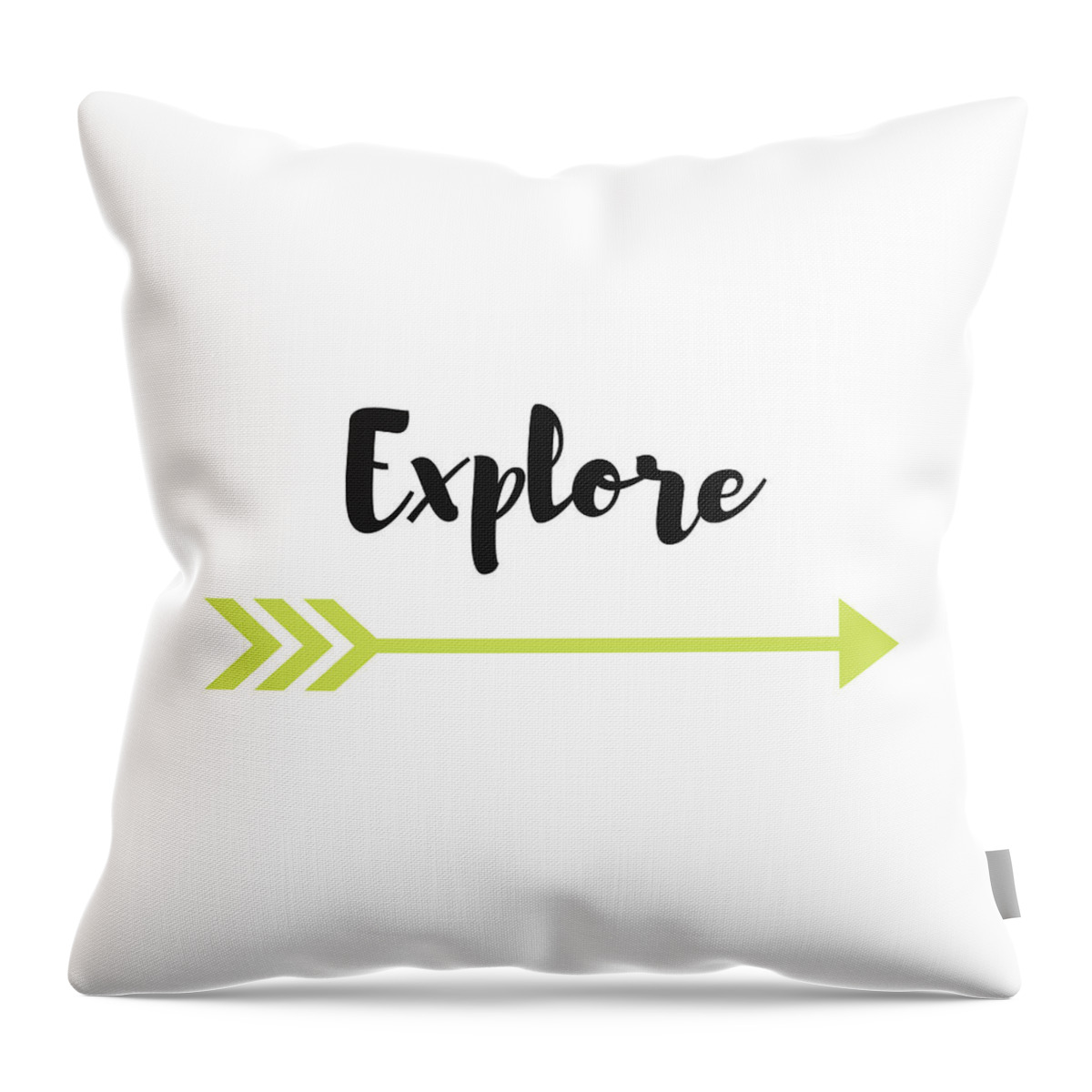 Explore Throw Pillow featuring the digital art Explore by Rosemary Nagorner