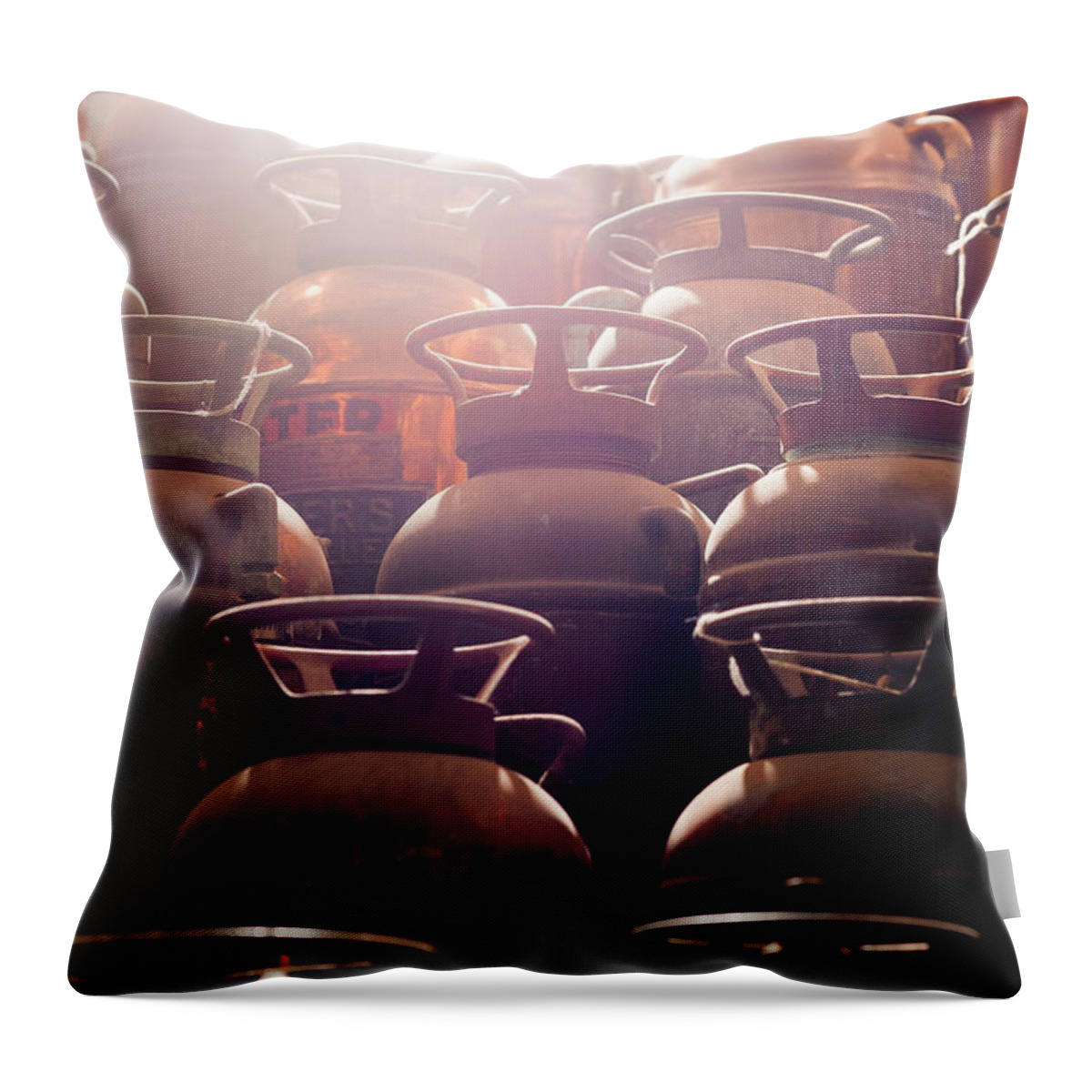 Steven Green Throw Pillow featuring the photograph Extinguish by SR Green