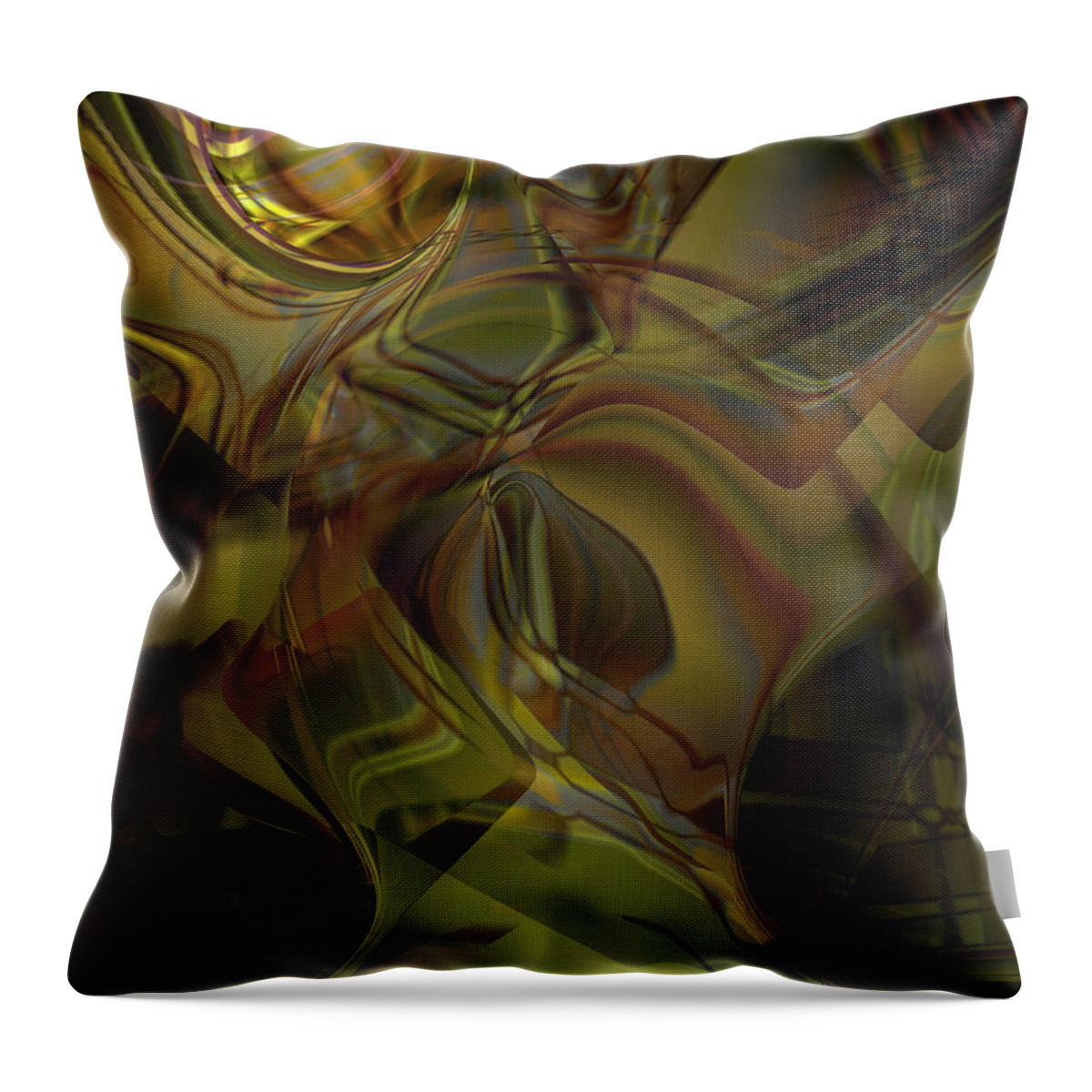 Mighty Sight Studio Throw Pillow featuring the digital art Extraterium by Steve Sperry