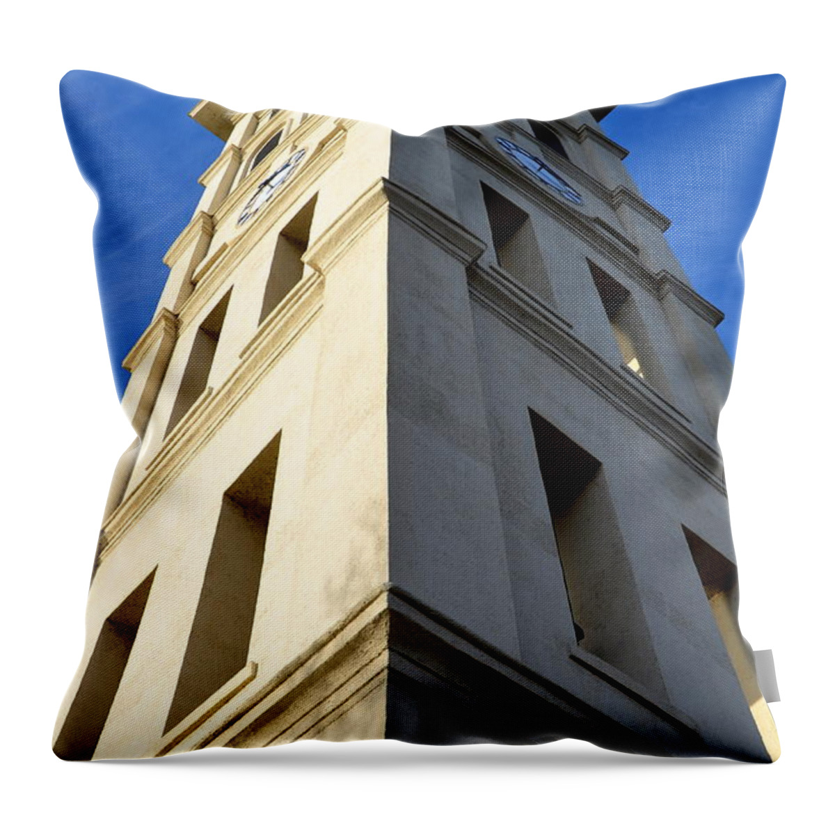Angles Throw Pillow featuring the photograph Extreme Angles by Corinne Rhode
