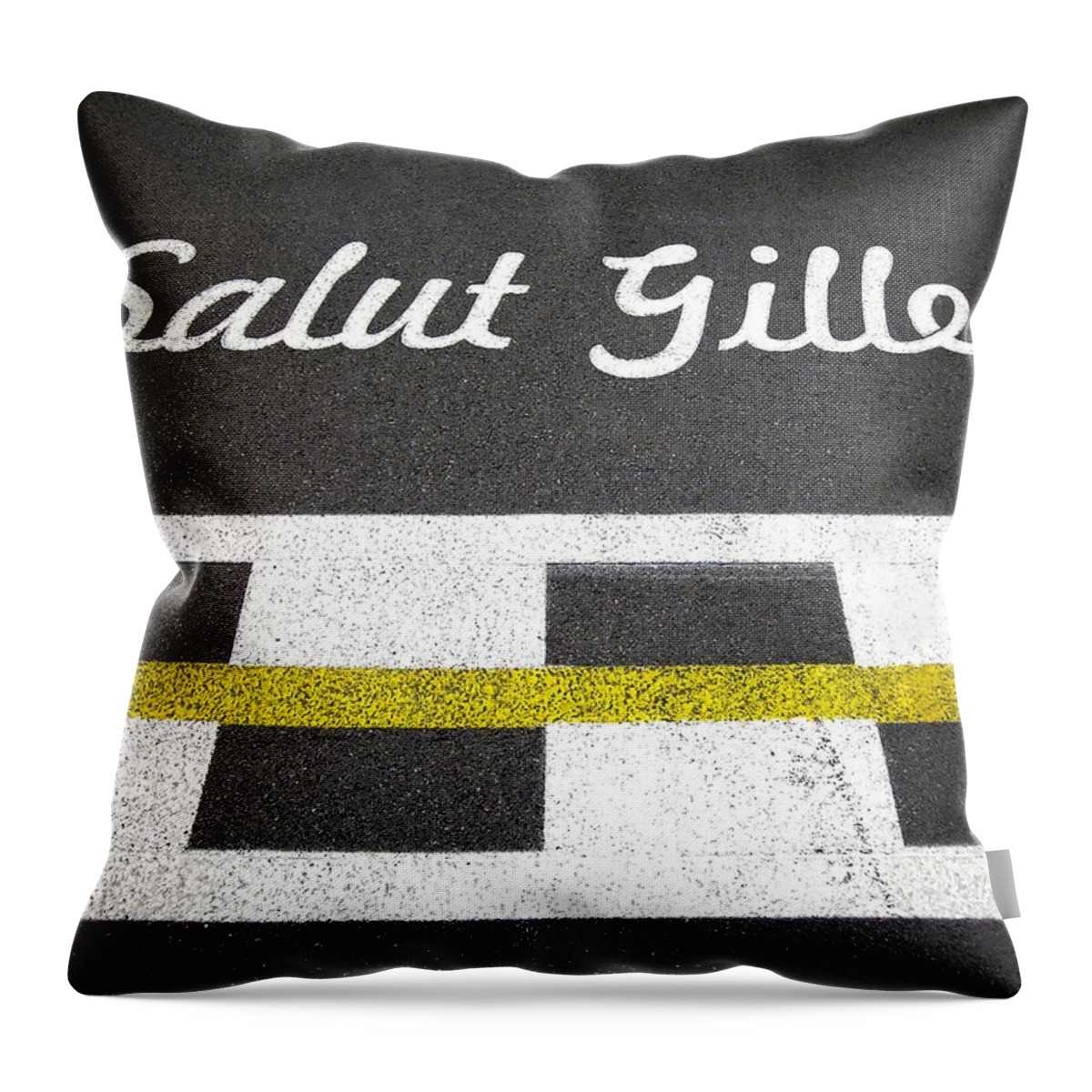 Northamerica Throw Pillow featuring the photograph F1 Circuit Gilles Villeneuve - Montreal by Juergen Weiss