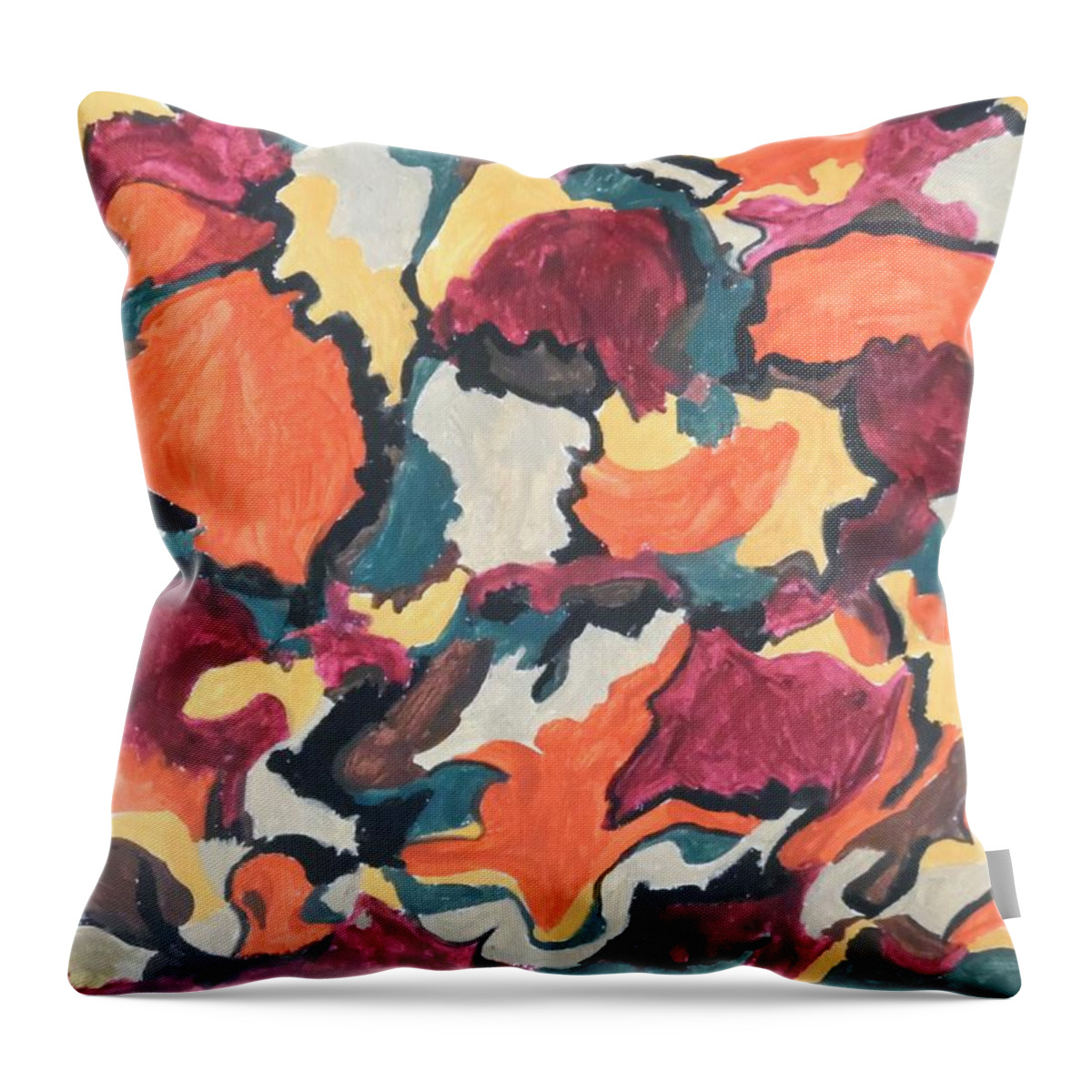 Falling For You Throw Pillow featuring the painting Falling for You by Esther Newman-Cohen