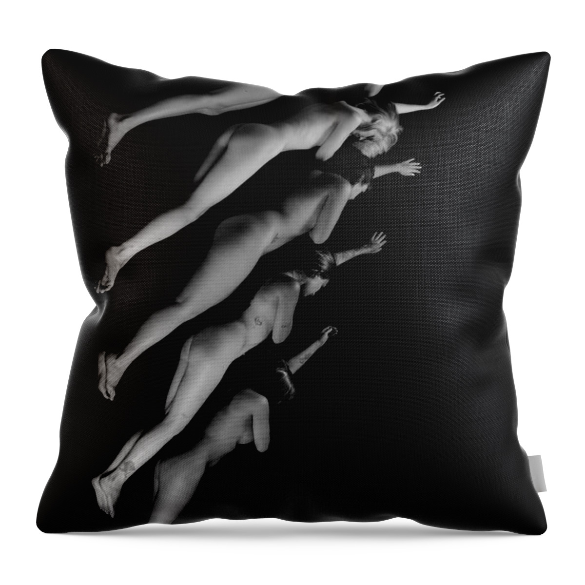 Artistic Photographs Throw Pillow featuring the photograph Falling Together by Robert WK Clark