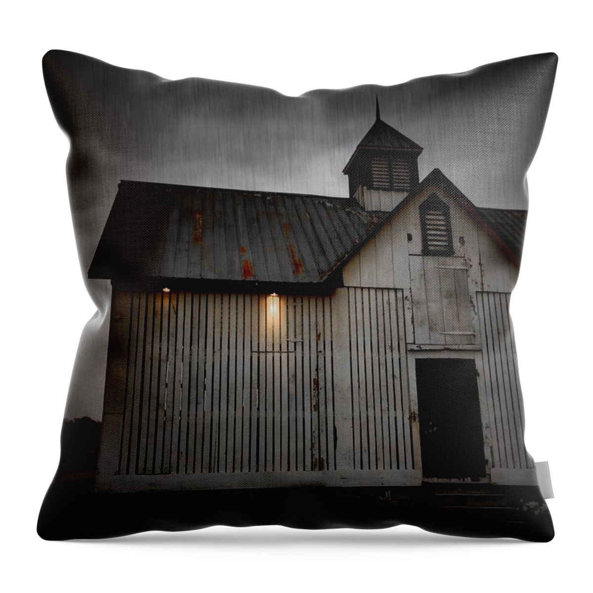 Farm Throw Pillow featuring the photograph Farm House by Chris Montcalmo