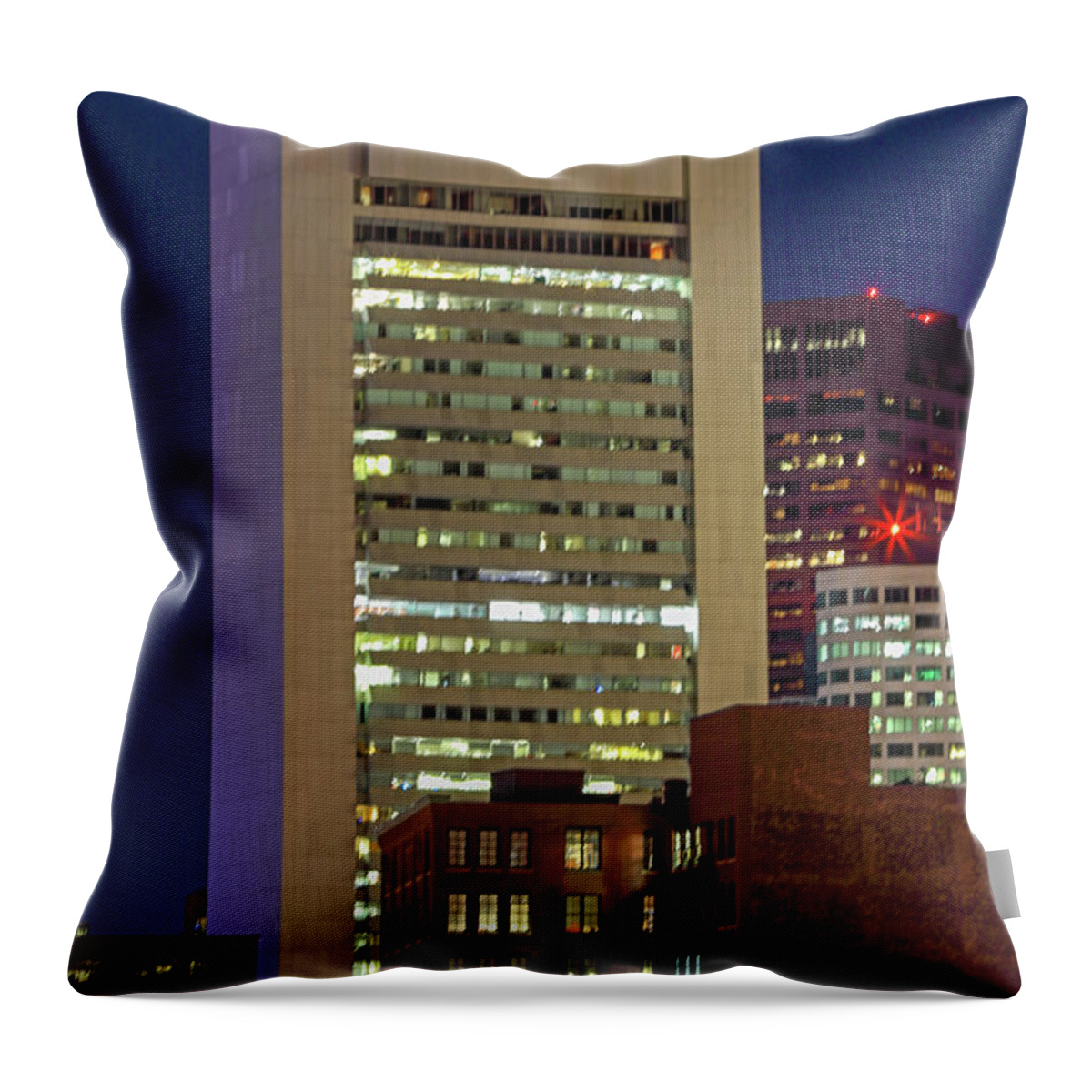 Federal Reserve Bank Of Boston Throw Pillow featuring the photograph Federal Reserve Bank of Boston by Juergen Roth