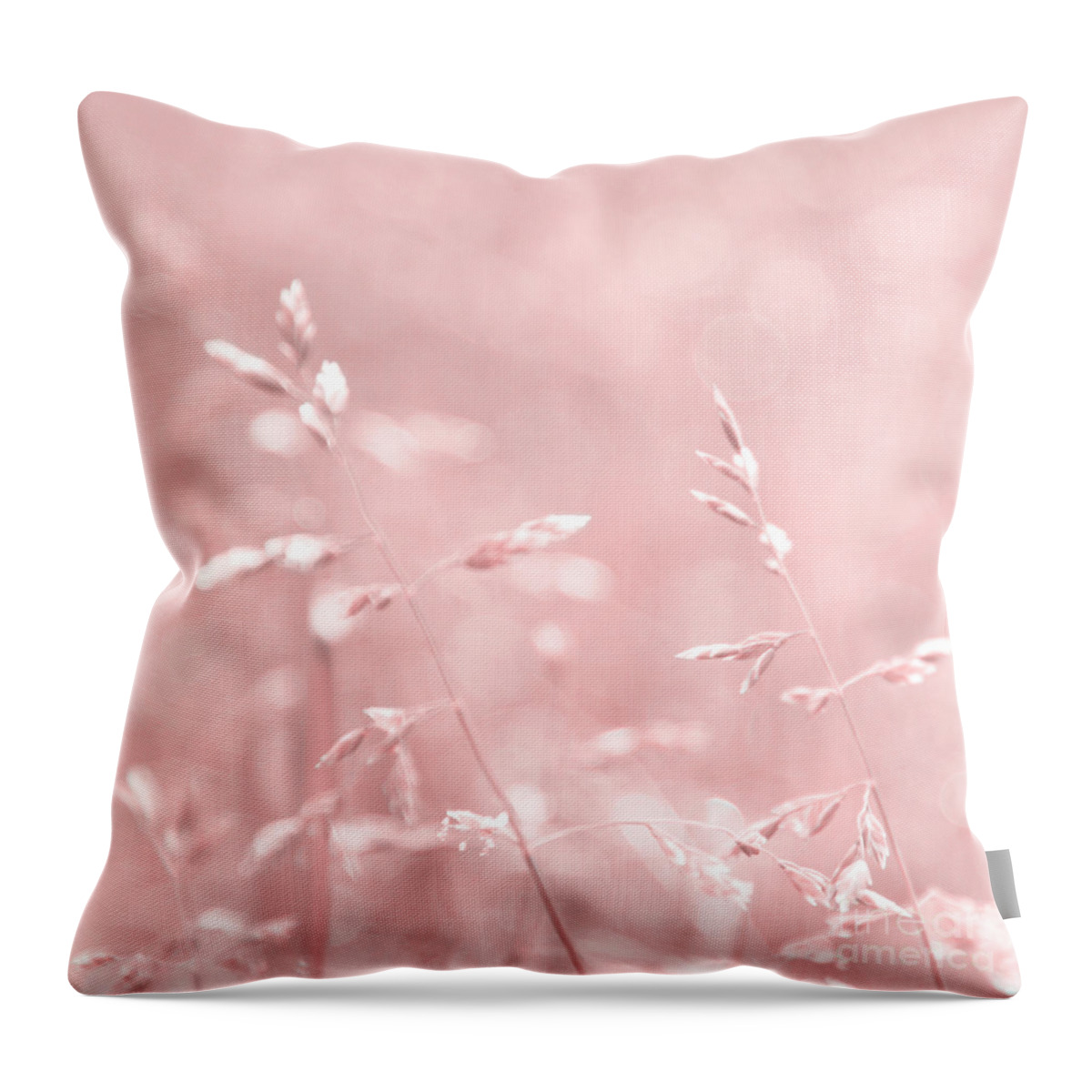 Pink Throw Pillow featuring the photograph Femina 02 - square by Aimelle Ml