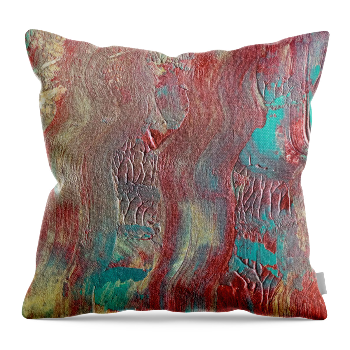 Abstract Throw Pillow featuring the photograph Festive Season 5 #abstract by Andrea Anderegg