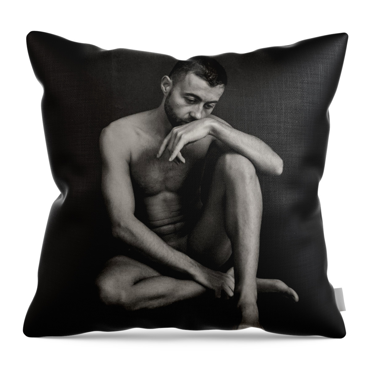 Male Throw Pillow featuring the photograph Fidel 1 by Rick Saint