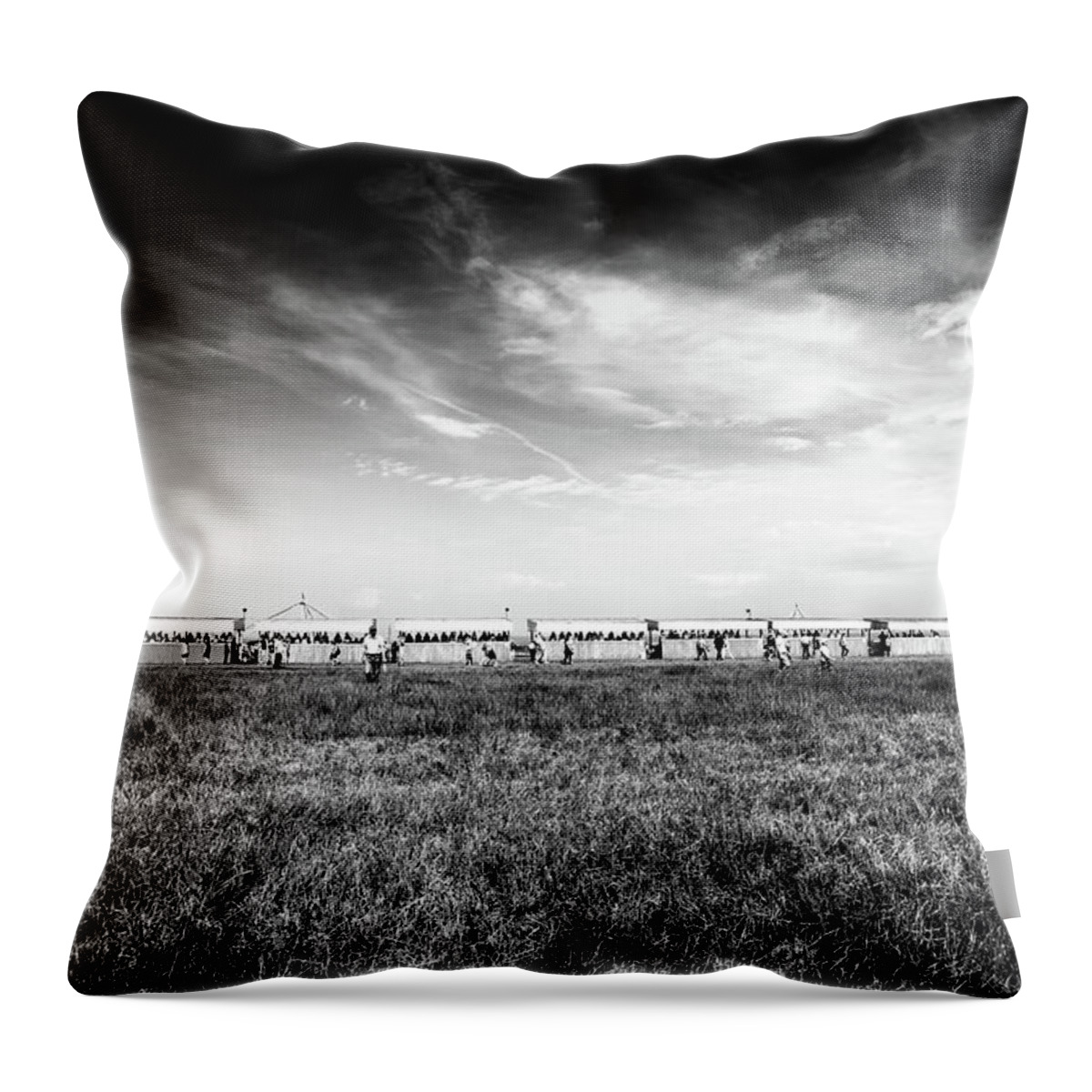 People Throw Pillow featuring the photograph Fields of the Elysium Locomotive by John Williams