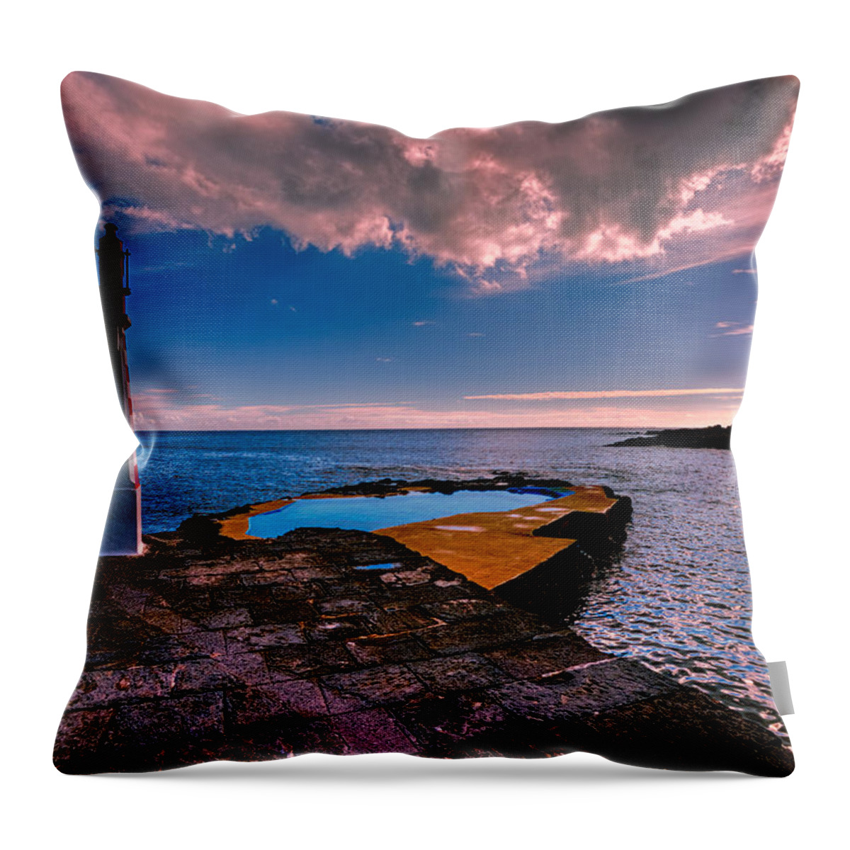 Azores Throw Pillow featuring the photograph Fine Art Colour-164 by Joseph Amaral
