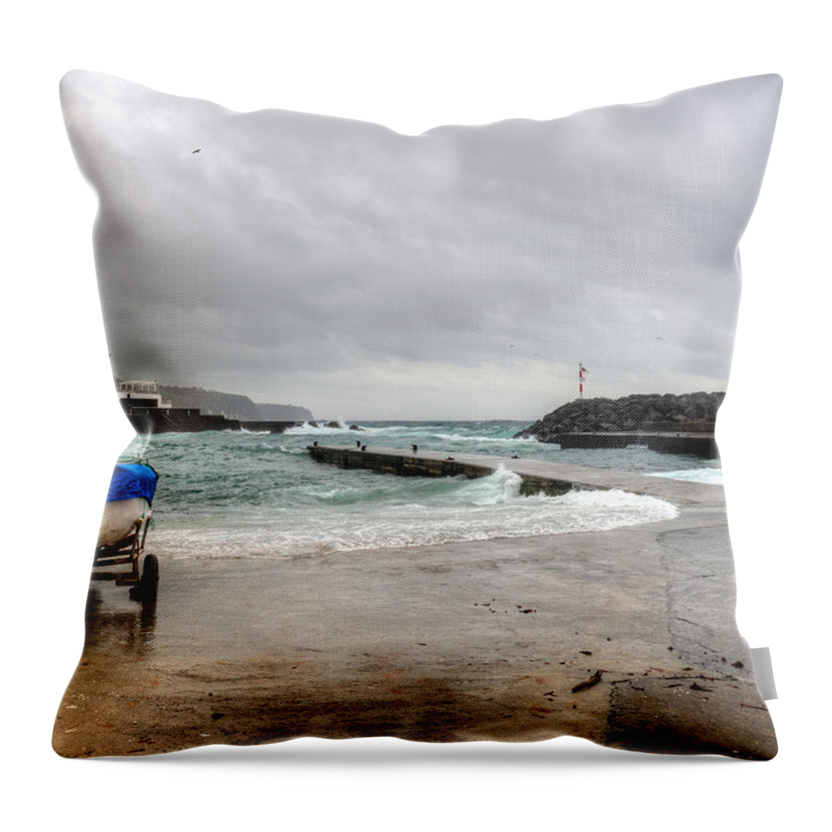 Azores Throw Pillow featuring the photograph Fine Art Colour-193 by Joseph Amaral
